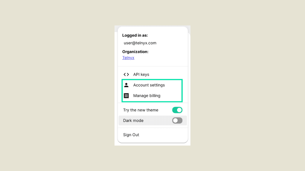 Accounts and Billing