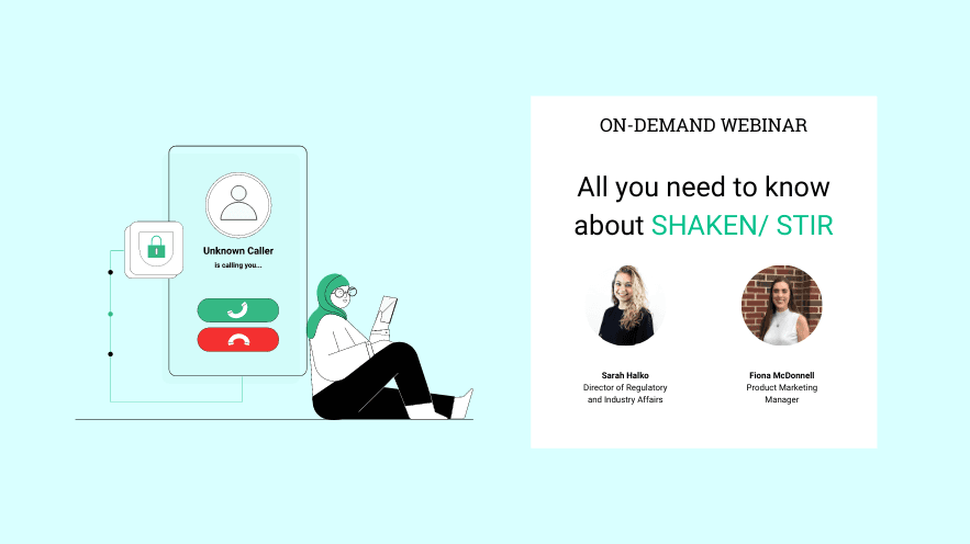 On demand webinar SHAKEN/STIR
