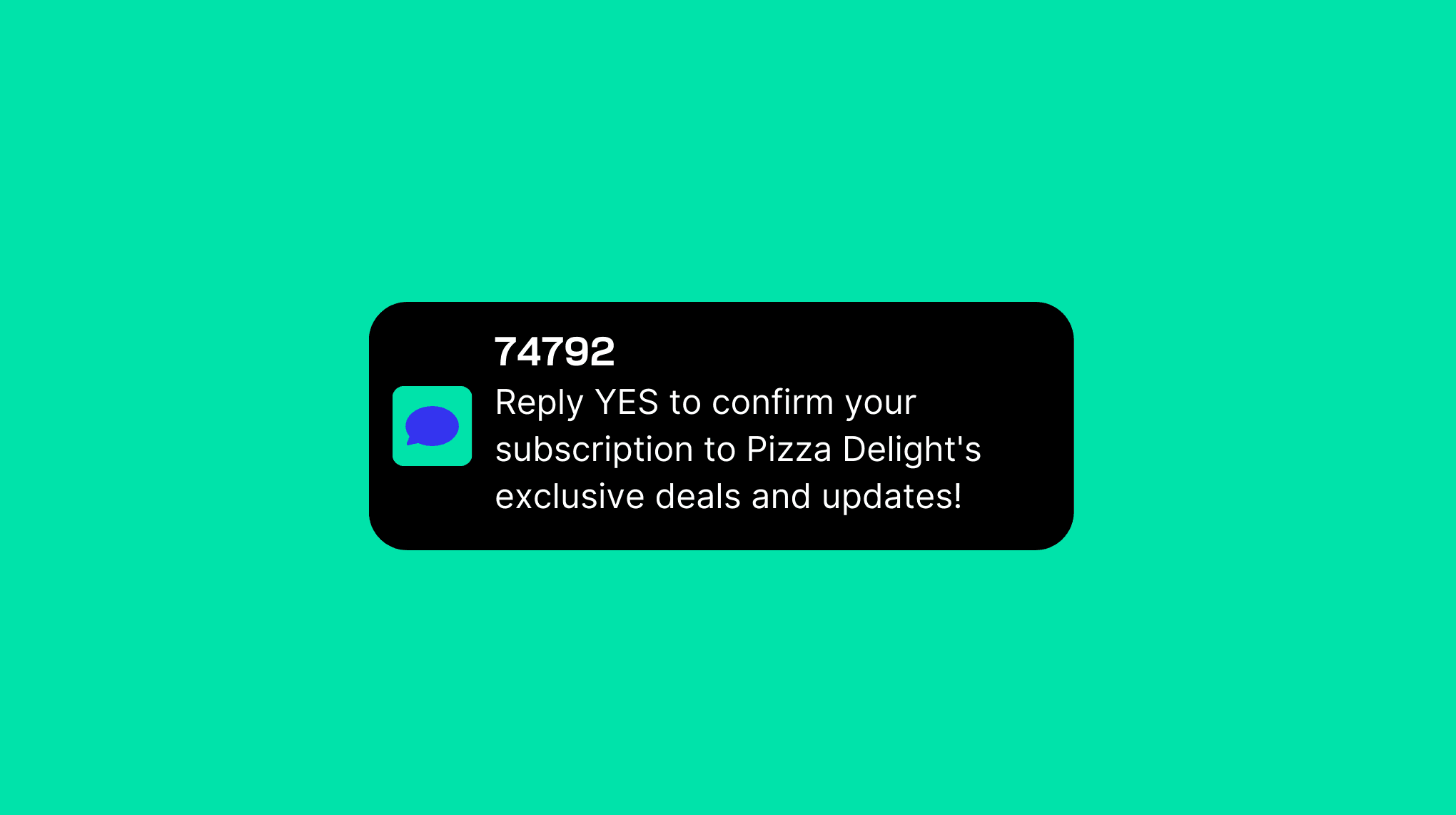 Double opt in