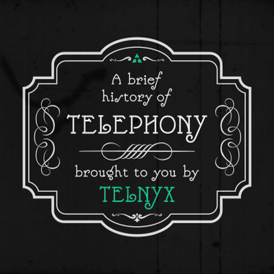 History of telephony banner graphic