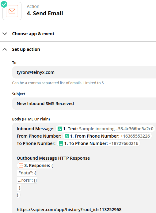 marketo 2way sms email forwarding-1