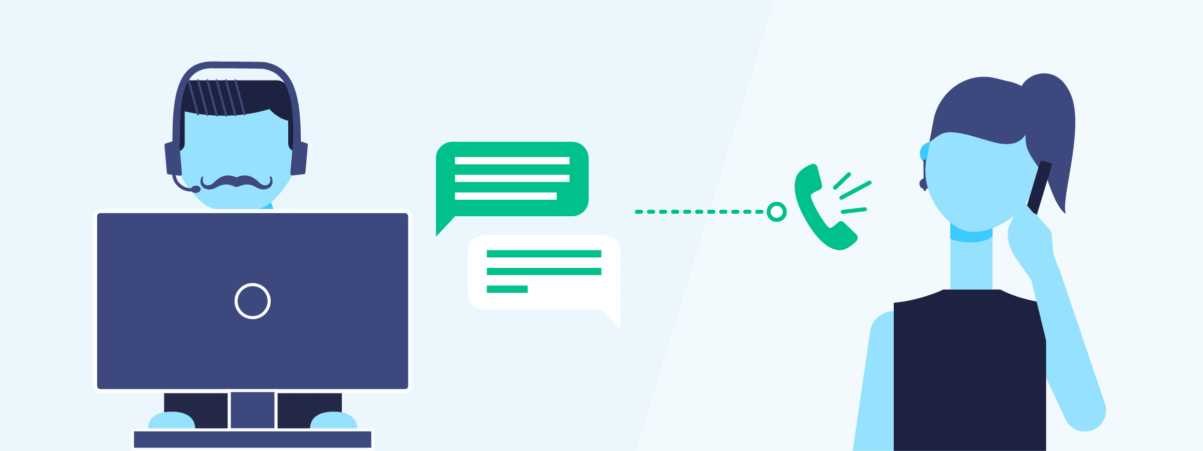 SMS Omni-channel banner graphic