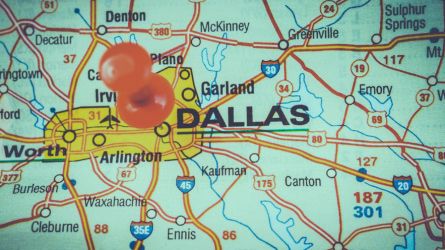 Texas area overlay
