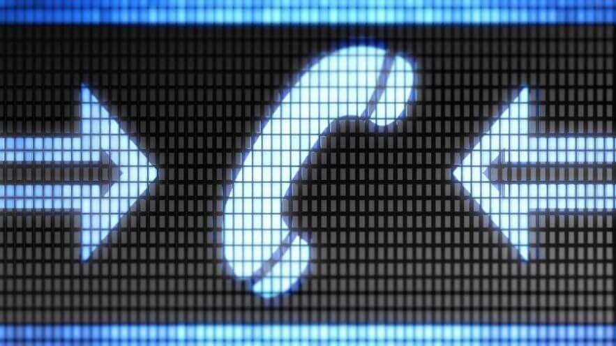 Incoming call to toll-free number